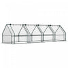 Outsunny 12' X 3' X 3' Portable Greenhouse, Tunnel Greenhouse Clear