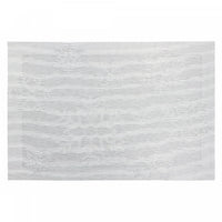Vinyl Placemat Snowflakes Silver - Set of 12