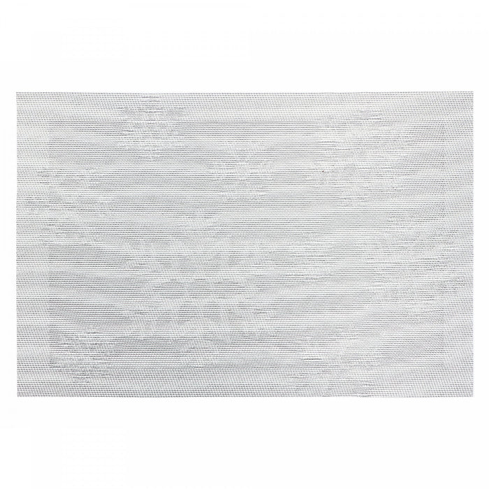Vinyl Placemat Snowflakes Silver - Set of 12