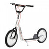 Aosom Youth Scooter Street Kick Scooter For Teens Kids Ride On Toy W/ 16'' Inflatable Wheel Dual Bra