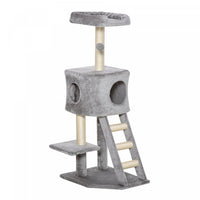 Pawhut 47 Inches Cat Tree, Multi-level Cat Tower With Condo, Cat Climbing Activity Center With Sisal
