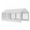 Outsunny 20’ X 10’ Heavy Duty Party Tent Outdoor Carport Canopy Shelter Gazobo With Water-resistant 