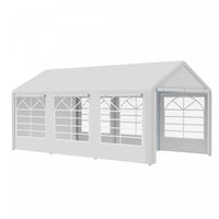 Outsunny 20’ X 10’ Heavy Duty Party Tent Outdoor Carport Canopy Shelter Gazobo With Water-resistant