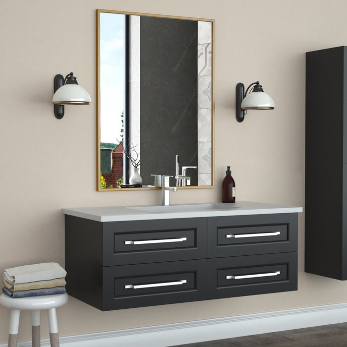 Border Gold 40\" Mirror