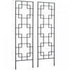 Outsunny 72\" Garden Trellis Pack Of 2, For Roses, Vine, Cucumber, Clematis