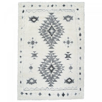 Lola Diamond Grey 5x8 Area Rug 