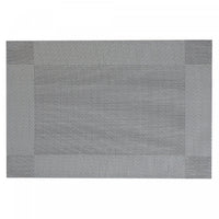 Vinyl Placemat Classic Grey - Set of 12