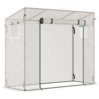 Outsunny 6.6' X 2.5' X 4.9' Walk-in Garden Greenhouse Patio Hot House, Plants Flowers Herbs Tomato G