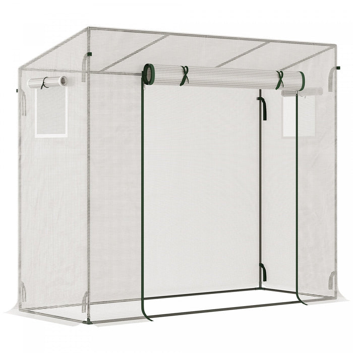Outsunny 6.6' X 2.5' X 4.9' Walk-in Garden Greenhouse Patio Hot House, Plants Flowers Herbs Tomato G