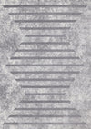 Covington Distressed Geometric Lines Indoor Area Rug - 5'3\" x 7'7\"