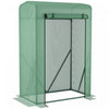 Outsunny 39\" X 20\" X 59\" Outdoor Tomato Greenhouse With Zipper Roll-up Door, Mini Plant Growhouse Ho