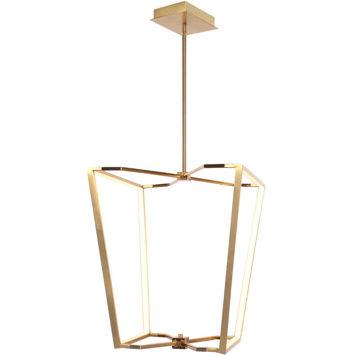 Dainolite Curant Chandelier 60w Aged Brass White Silicone Diffuser Lamp