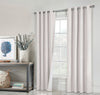 Thermaplus Suprema White Blackout Grommet Curtain Panel - 52 x 84