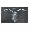 Rubber Born to Ride Floormat
