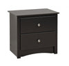 Sonoma 2-Drawer Nightstand - Black