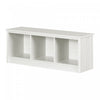 Toza Mudroom Storage Bench - White Pine