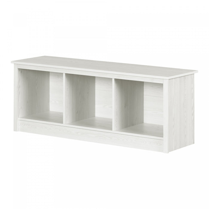 Toza Mudroom Storage Bench - White Pine