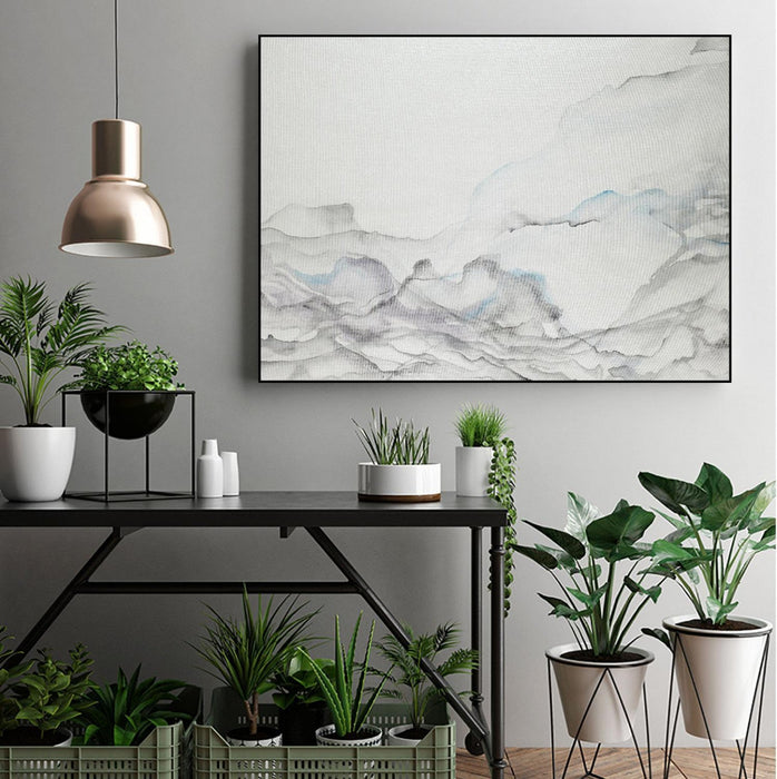 \"Gentle Maturity\" Canvas Framed Black 40x30 Wall Art