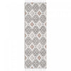 Quinto Twinkle Orange Shag Area Rug - 2'7\" x 8'