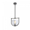 Cheshire Black & Nickel 1-Light Pendant