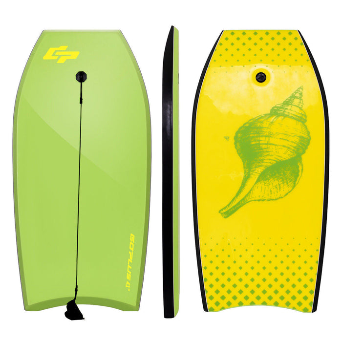 Goplus 42" Super Bodyboard Surfing W/ Leash Ixpe Deck Eps Core Boarding
