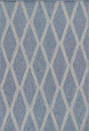 Cypress Transitional 5'3\" x 7'0\" Area Rug in Blue Indoor Area Rug 