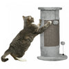 Pawhut 23\" Cat Scratching Post, Cat Scratcher With Play Balls, Scratch Post With Smooth Plush, Sisal