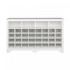 Shoe Cubby Console - White