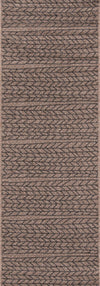 Linden Contemporary 2'0\" x 10'0\" Runner Rug in Brown Indoor Area Rug 