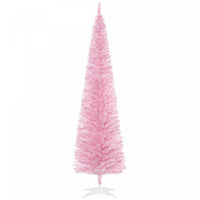 Homcom 7 Ft Pencil Artificial Christmas Tree With 499 Realistic Branches