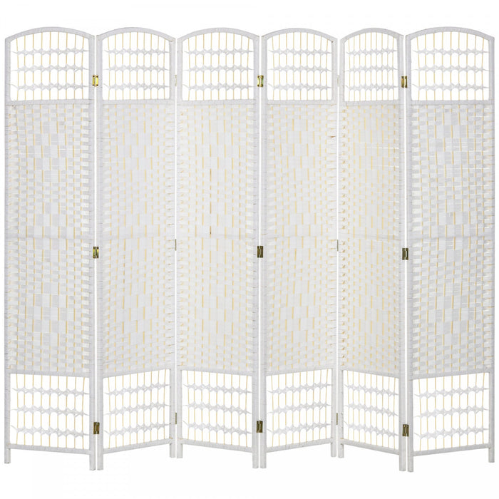 Homcom 6 Panel Folding Room Divider 5.6 Ft Privacy Screen