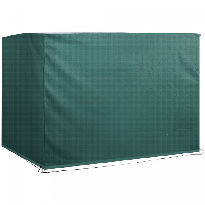 Outsunny 3-seater Patio Swing Cover, Outdoor Garden Furniture Protection Hammock Glider Cover, Water