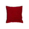 Velvet Impression Cushion Red - Set of 2