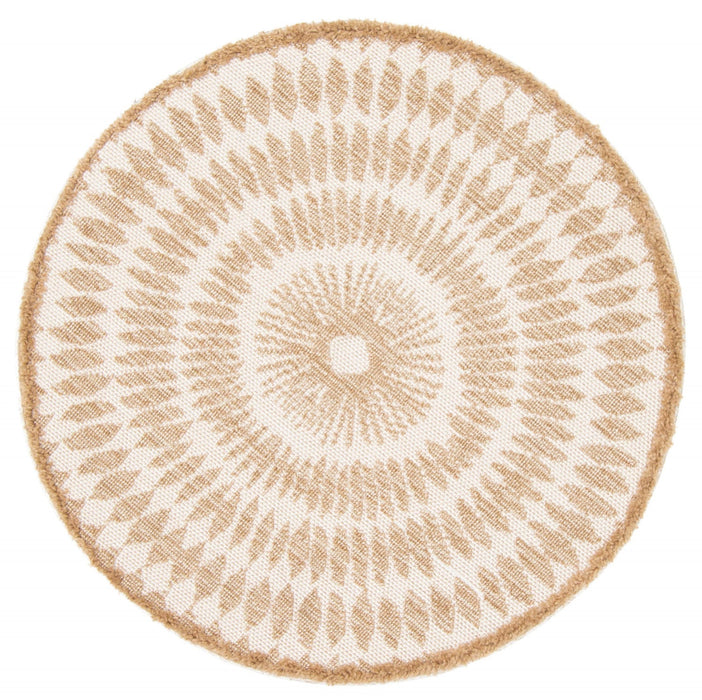 Blaine Taupe Area Rug - 8'0\" x 8'0\"