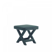 Abigail Mid-Century Modern Upholstered Velvet Accent Bench in Forest Green 