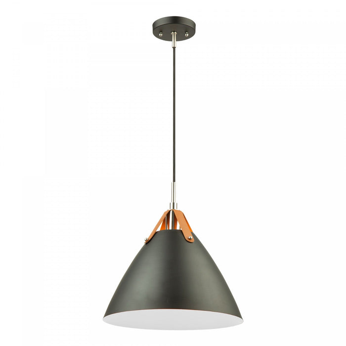 Tote 1-Light Black Pendant I 