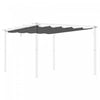 Outsunny Retractable Replacement Pergola Canopy For 10' X 13' Pergola, Pergola Cover Replacement, Da