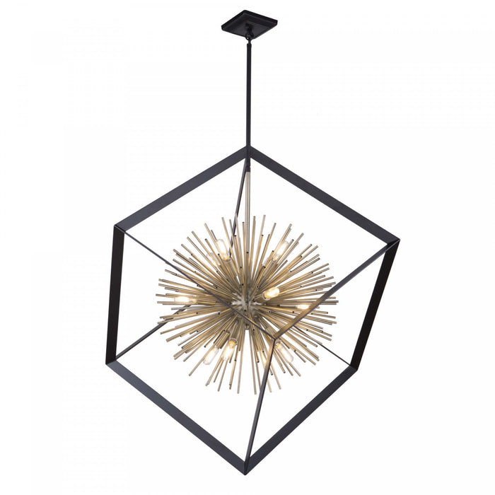 Sunburst  12-Light Chandelier 