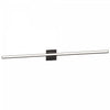 Dainolite Arandel Vanity Light 36w LED Matte Black White Acrylic Diffuser Lamp