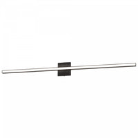 Dainolite Arandel Vanity Light 36w LED Matte Black White Acrylic Diffuser Lamp