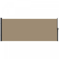 Outsunny 13' X 5' Retractable Side Awning, Garden Privacy Screen, Khaki