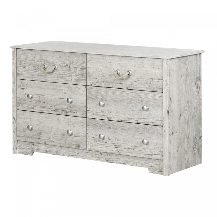 Aviron 6-Drawer Dresser - Seaside Pine 