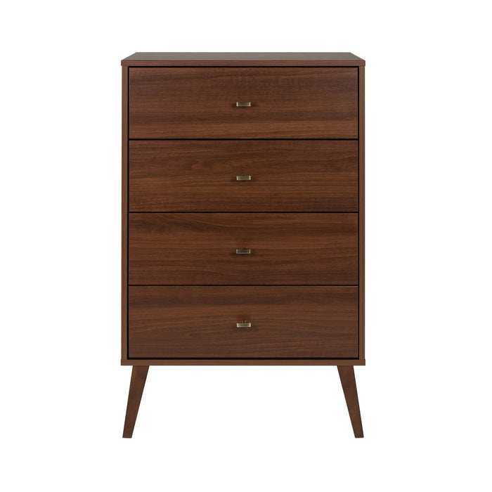 Milo Tall 4-Drawer Chest - Cherry