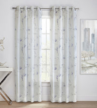 Habitat Symphony Purple Sheer Grommet Curtain Panel - 52 x 63