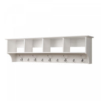 Hanging Entryway Shelf - White