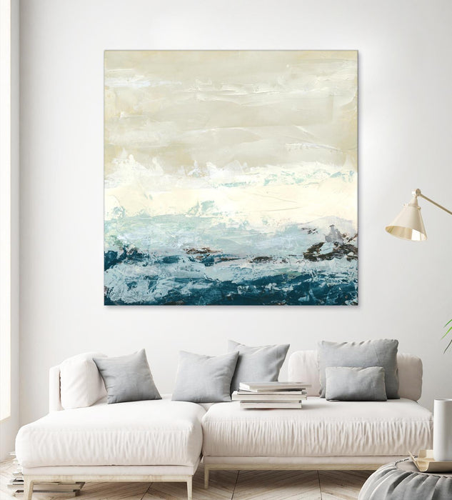 \"Coastal Currents I\" Giant Art 72x72 Wall Art