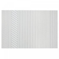 Vinyl Placemat Regalia Silver - Set of 12