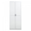 Cornelia Modern 30\" Storage Cabinet in White (4-Shelf) 