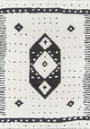 Lyra Contemporary 7'6\" x 9'6\" Area Rug in Ivory Indoor Area Rug 