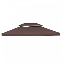 Outsunny 13.1' X 9.8' Gazebo Replacement Canopy 2 Tier Top Uv Cover Pavilion Garden Patio Outdoor, C